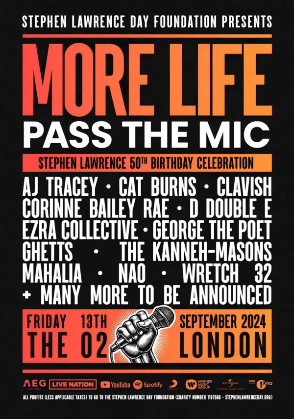 MORE LIFE - PASS THE MIC LONDON 2024 Poster