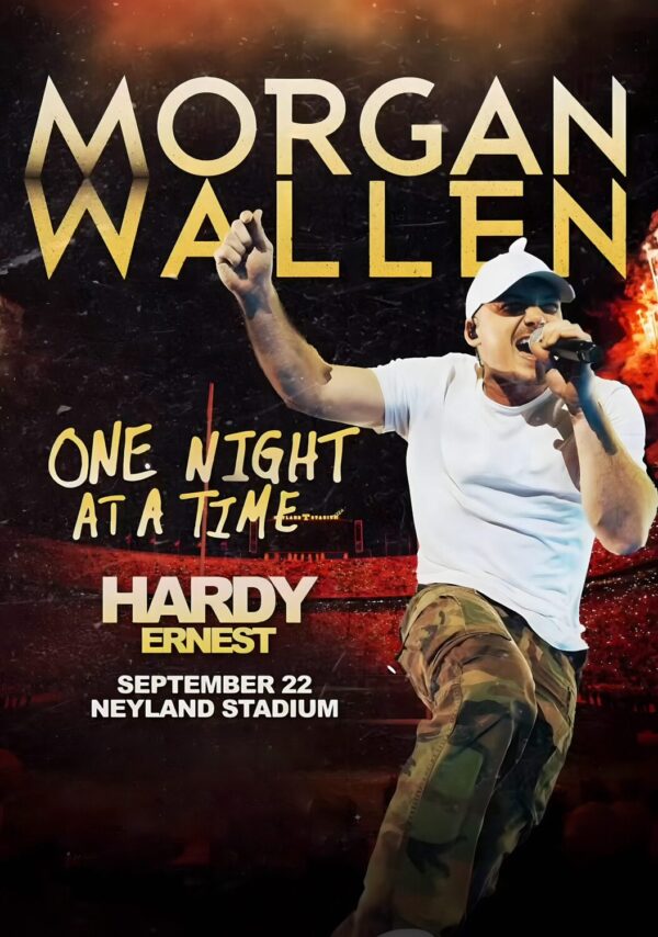 MORGAN WALLEN 2024 Tour NEYLAND STADIUM Poster