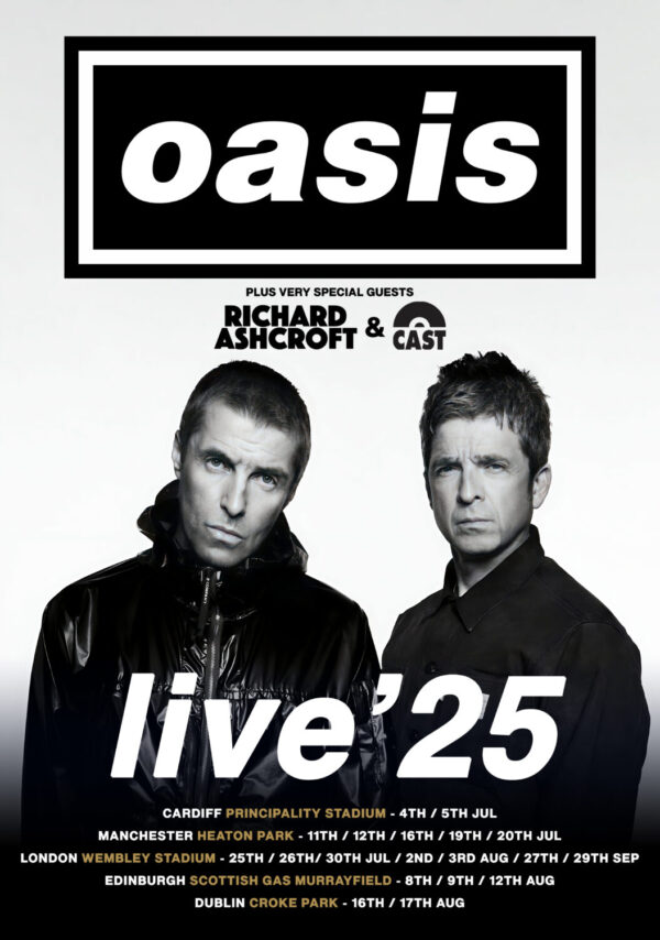 oasis & Noel Gallagher ポスター 4枚セット Oasis Liam And Noel Gallagher 1996 Band Poster
