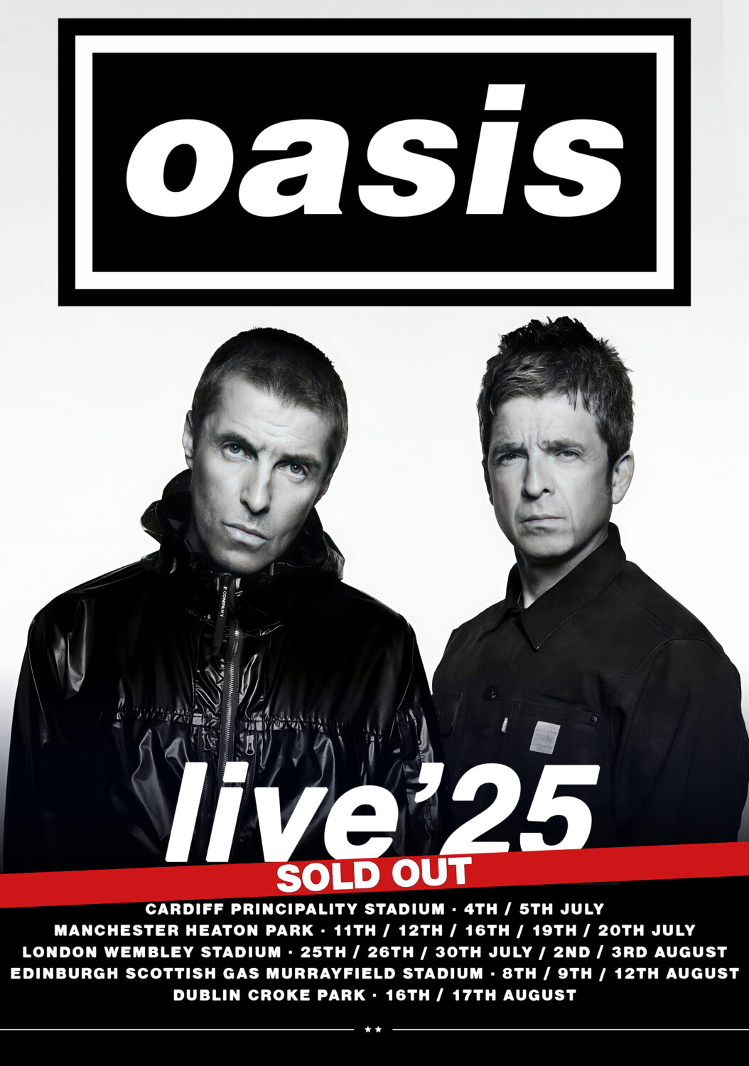 oasis live 2025 - prints4u