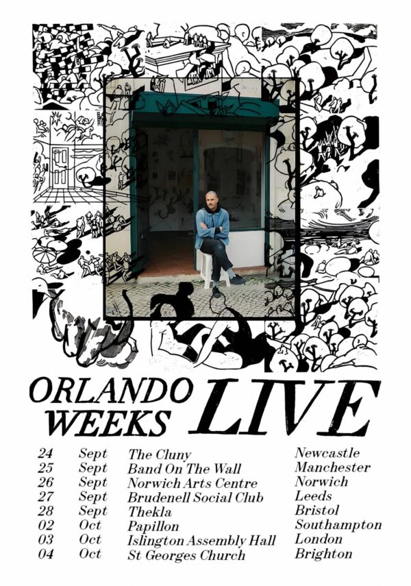 ORLANDO WEEKS Loja Live 2024 UK Tour Poster