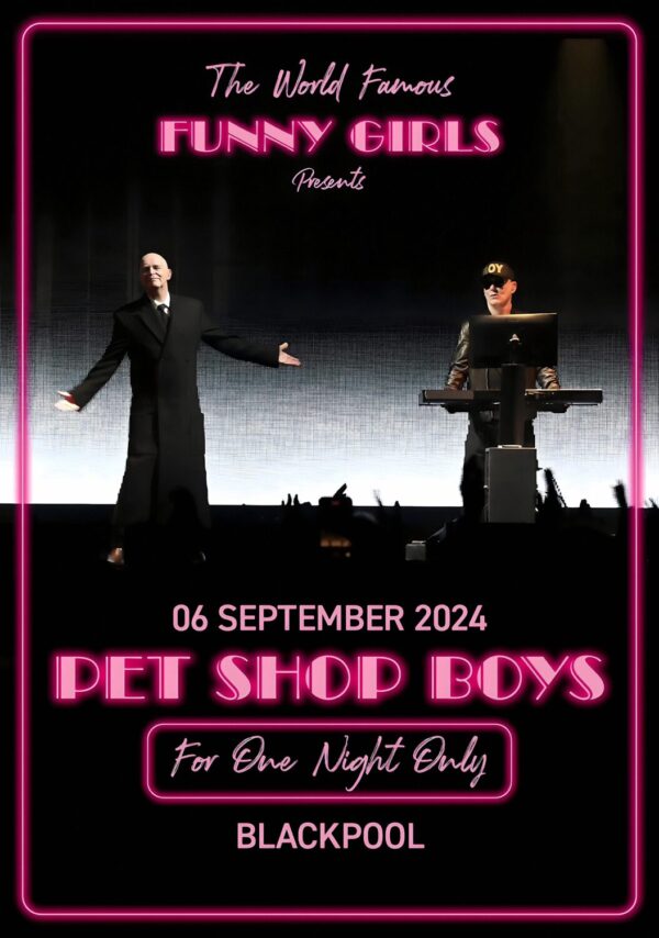 PET SHOP BOYS 2024 BLACKPOOL Poster