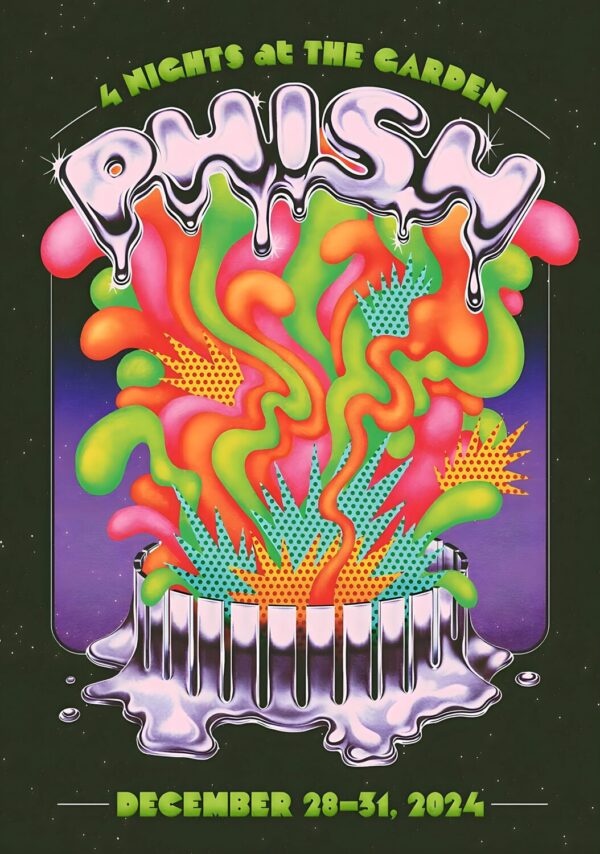 PHISH 4 Nights At The Garden 2024 Tour: NEW YORK Madison Square Garden Poster Print