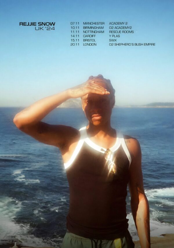 REJJIE SNOW Peace 2 Da World 2024 UK Tour Poster