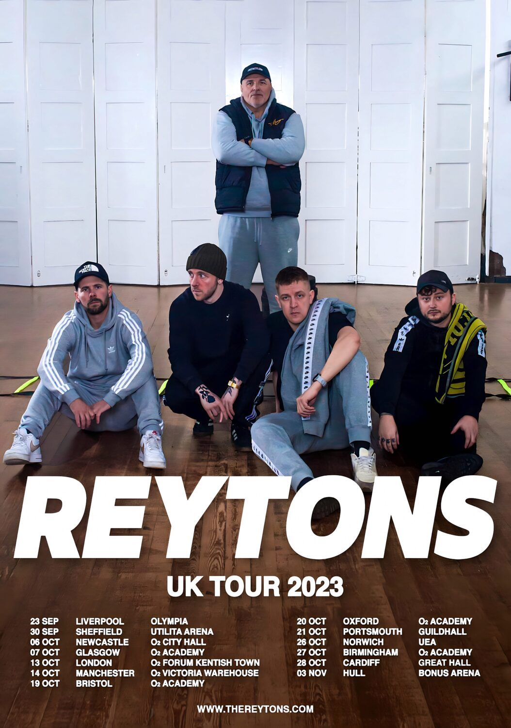 REYTONS Ballad of a Bystander 2023 UK Tour Poster Print prints4u