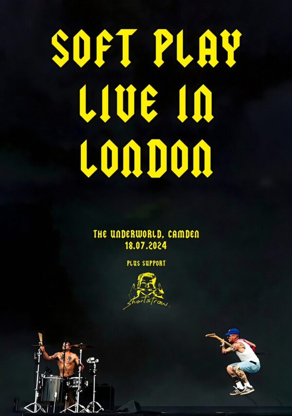 SOFT PLAY (band) Heavy Jelly 2024 Tour: LONDON Camden Poster