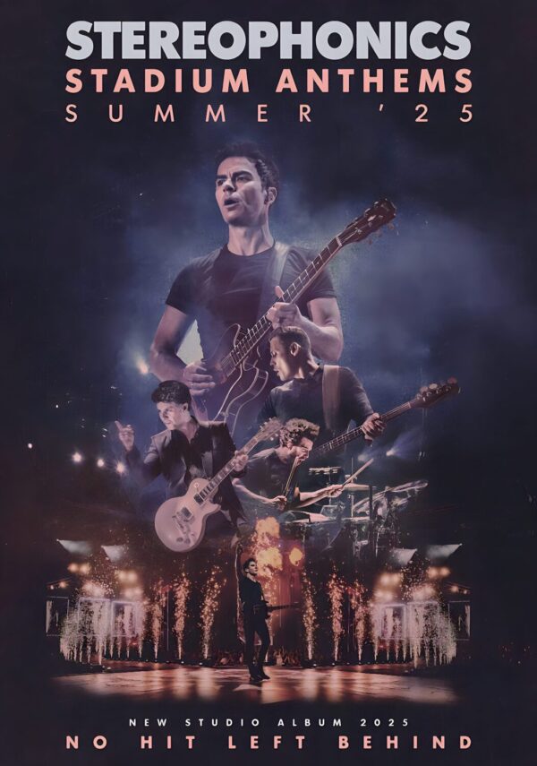 STEREOPHONICS 2025 UK Tour Poster