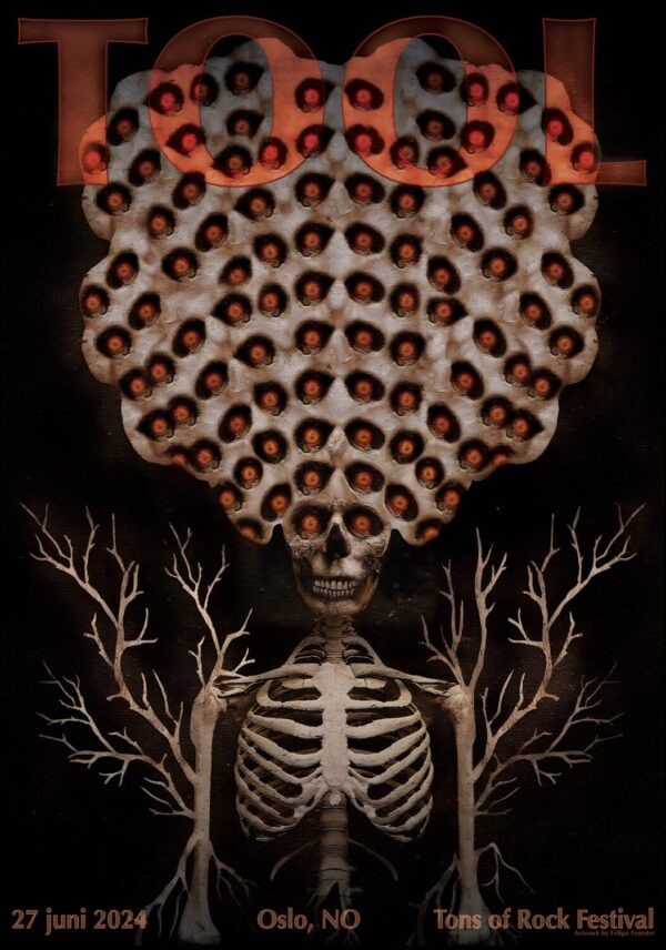 TOOL (band) Fear Inocolum In Concert European Tour: OSLO Tons Of Rock Festival Poster