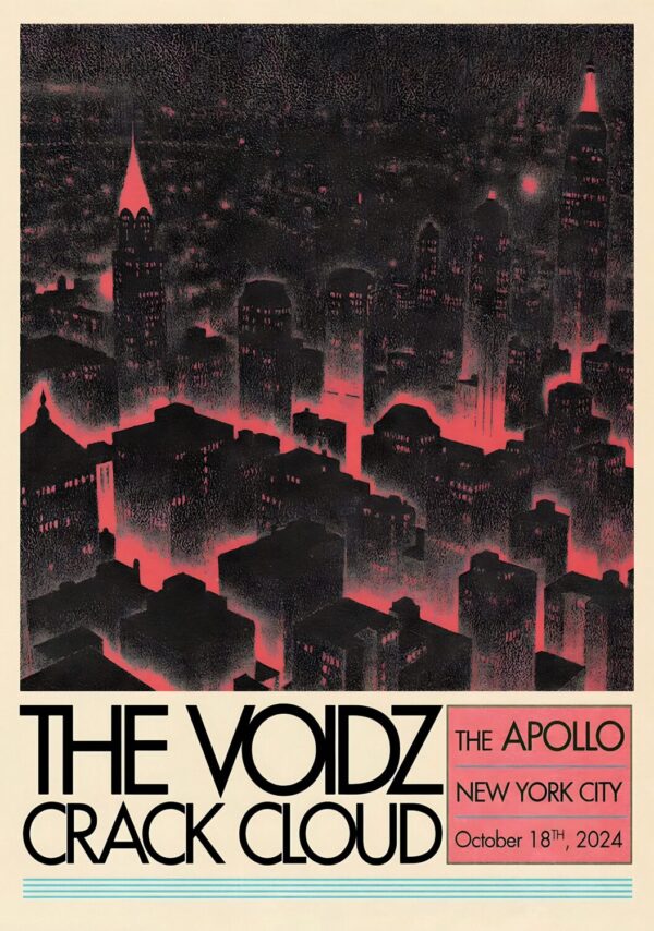 THE VOIDZ Crack Cloud 2024 Tour: NEW YORK CITY The Apollo Poster