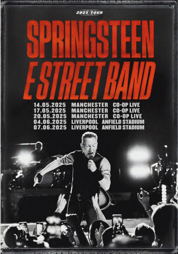 BRUCE SPRINGSTEEN & E Street Band 2025 UK Tour Poster Print