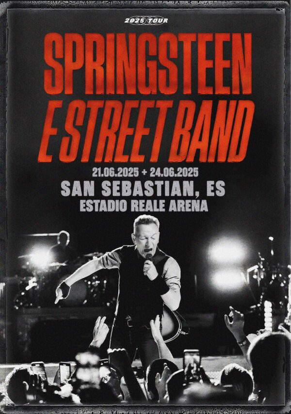 BRUCE SPRINGSTEEN & E Street Band 2025 World Tour: SAN SEBASTIAN Estadio Reale Arena Poster Print