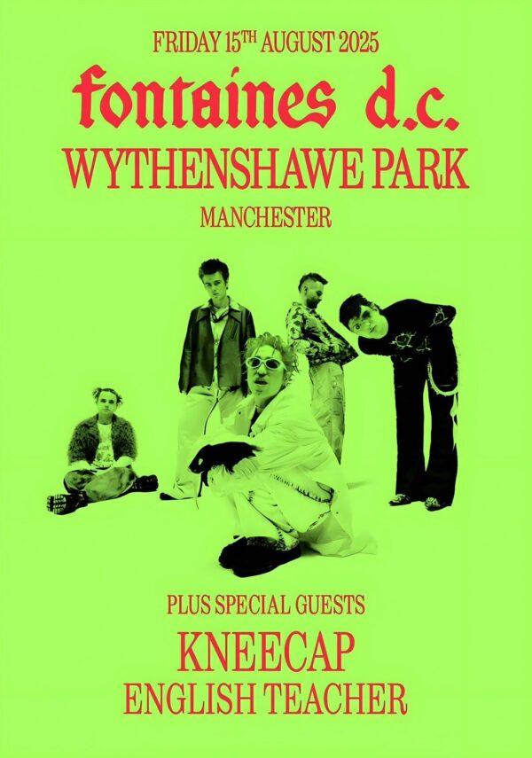 FONTAINES D.C. 2025 Romance Tour CARDIFF Castle Poster prints4u