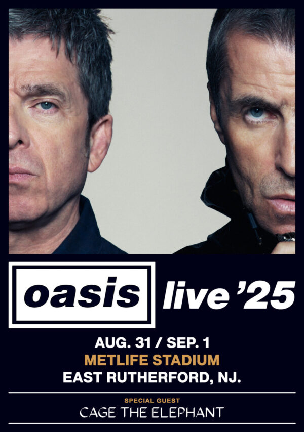 OASIS live '25 Reunion Tour: EAST RUTHERFORD MetLife Stadium - 31 Aug/1 Sep 2025 Poster Print
