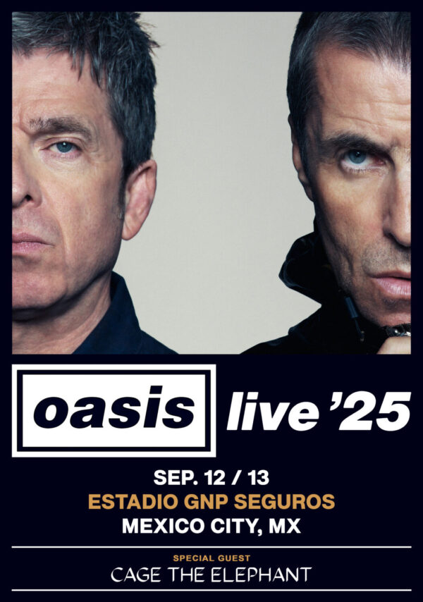 OASIS live '25 Reunion Tour: MEXICO CITY Estadio Gnp Seguros - 12/13 September 2025 Poster Print