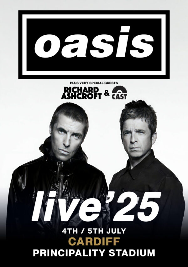 OASIS live '25 UK & Ireland 2025 Tour: CARDIFF Principality Stadium Poster Print