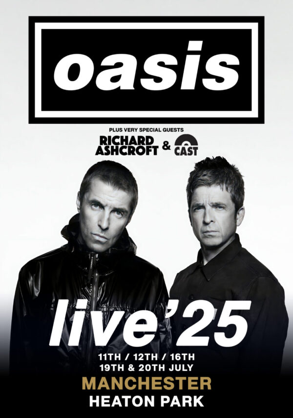 OASIS live '25 UK & Ireland 2025 Tour: MANCHESTER Heaton Park Poster Print