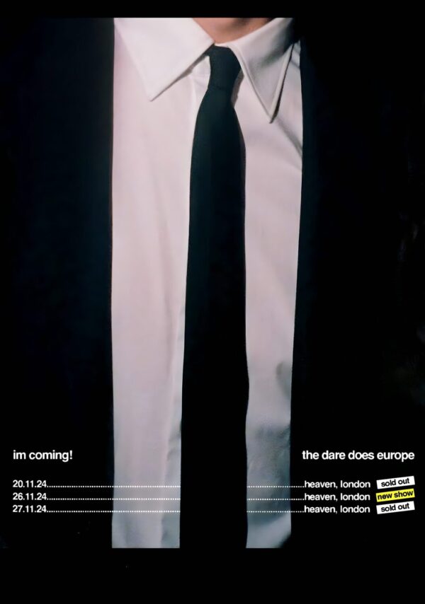 THE DARE 2024 UK Tour LONDON Heaven Poster