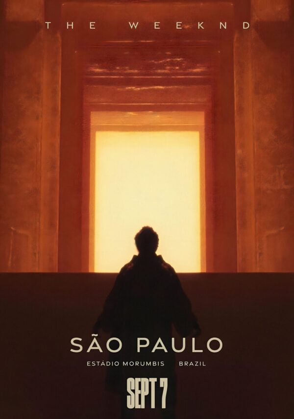 THE WEEKND Timeless 2024 Tour: S?O PAULO Estadio Morumbis Brazil Poster