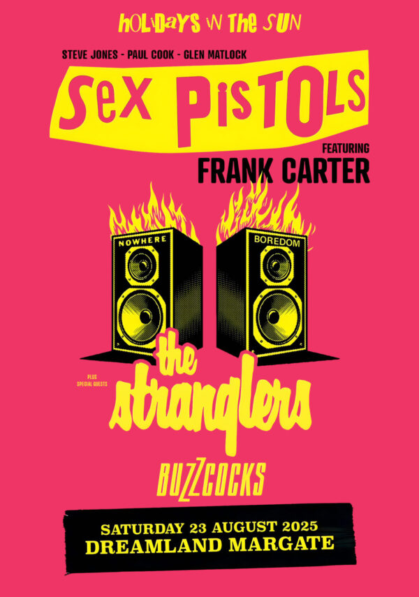 FRANK CARTER & SEX PISTOLS Live 2025 Tour: DREAMGATE Margate - 23 August 2025 Poster Print