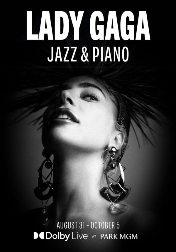 LADY GAGA Jazz & Piano 2023 Las Vegas Residency: Dolby Live at Park MGM Poster Print
