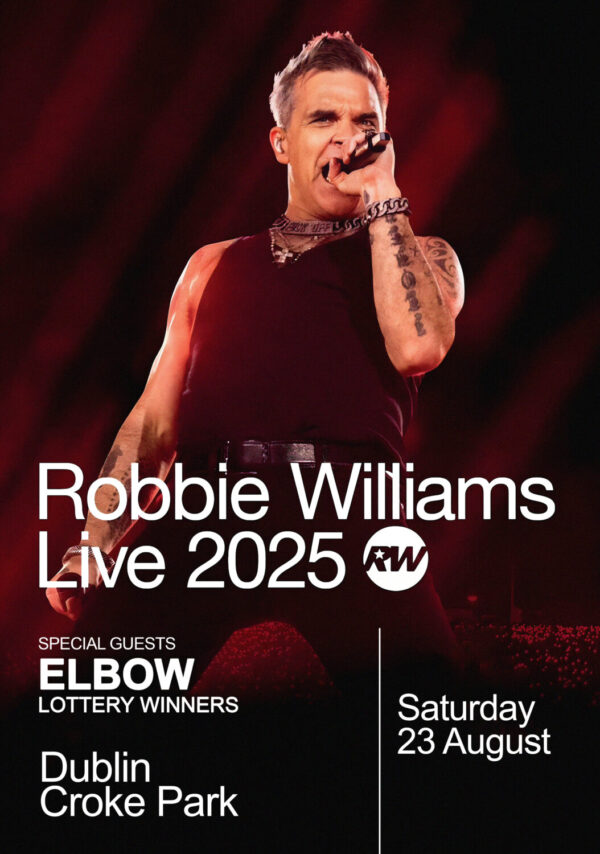 ROBBIE WILLIAMS Better Man 2025 Tour: DUBLIN Croke Park Poster Print