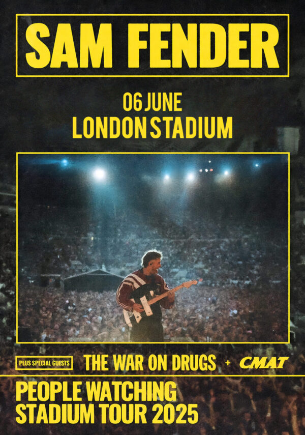 SAM FENDER People Watching 2025 UK Stadium Tour: LONDON Stadium Poster Print