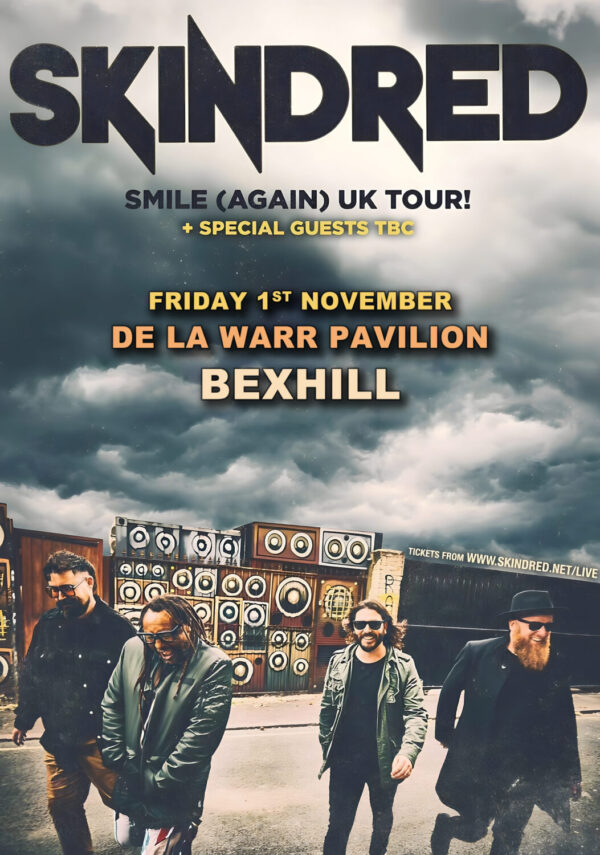 SKINDRED Smile (Again) 2024 UK Tour: BEXHILL De La Warr Pavilion Poster Print