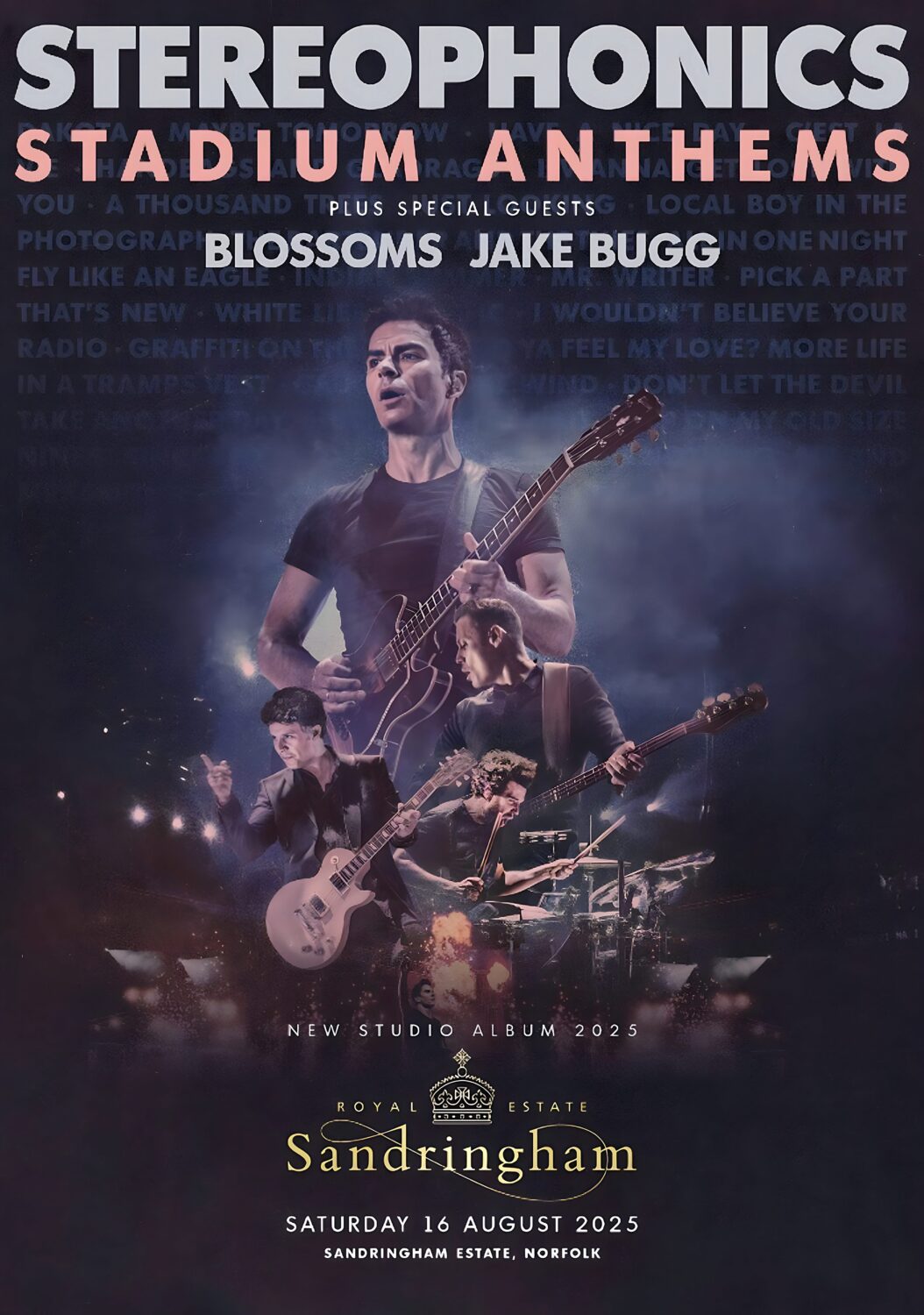 stereophonics-sandringham-16-august-2025-tour-poster