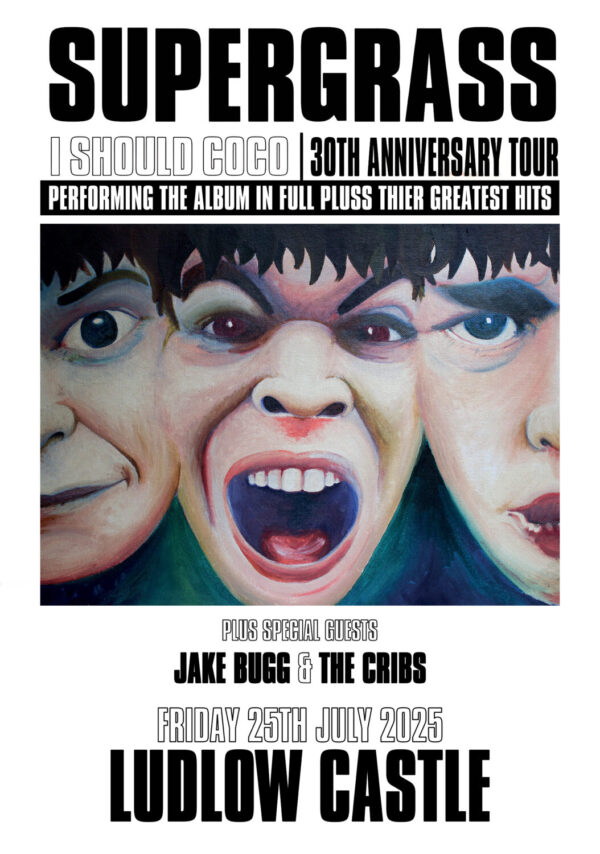 SUPERGRASS I Should Coco 2025 Tour: LUDLOW Castle Poster Print