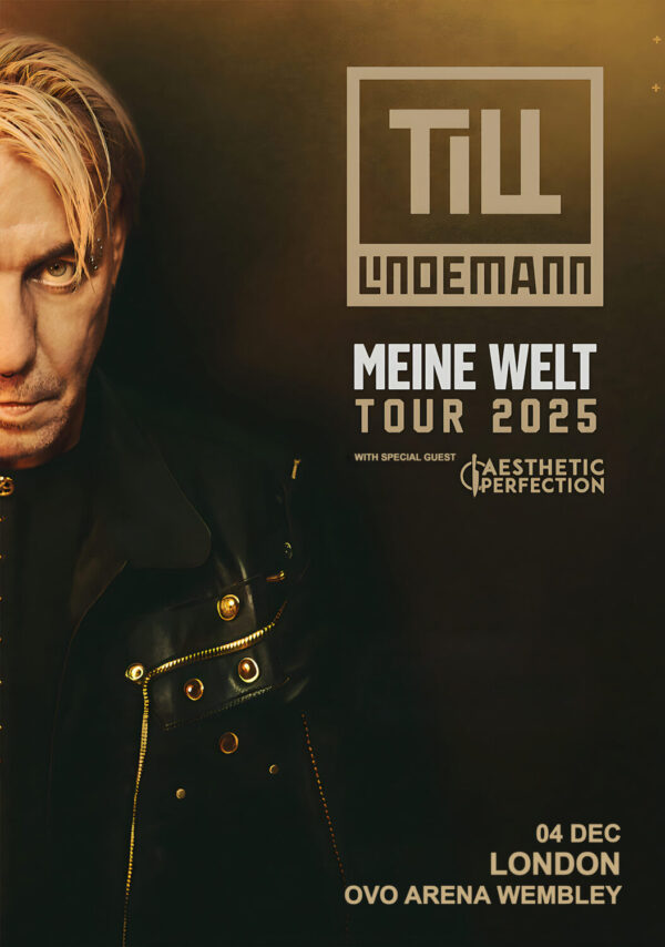 TILL LINDEMANN (Rammstein) Meine Welt 2025 Tour: LONDON Wembley Arena Poster Print