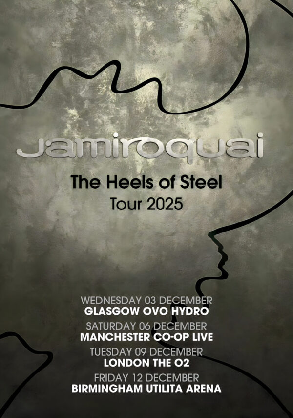 JAMIROQUAI The Heels of Steel 2025 UK Arena Tour Poster Print