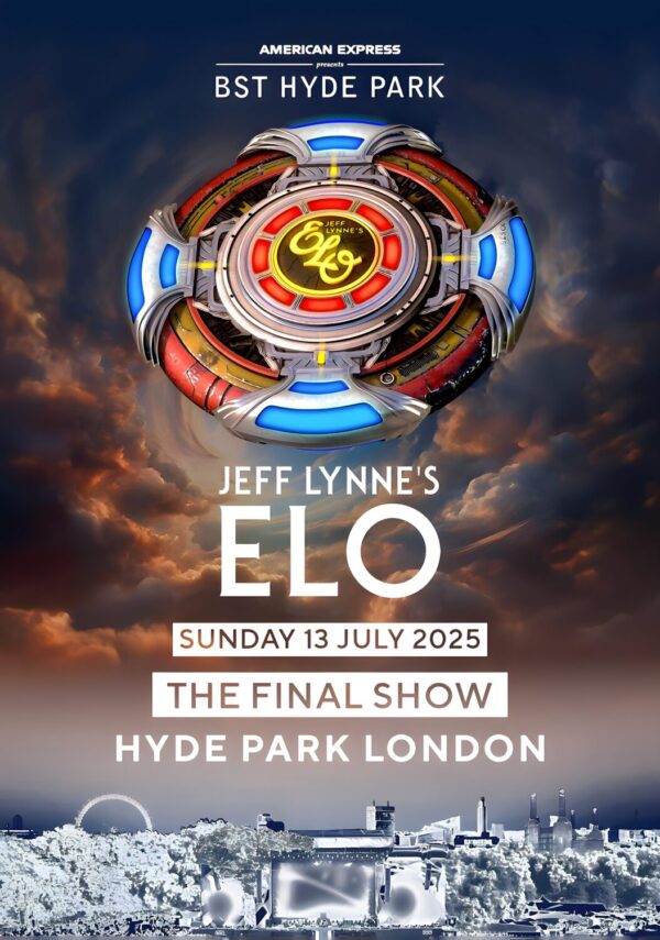 JEFF LYNNE'S ELO The Over & Out 2025 Tour: LONDON BST Hyde Park - 13 July 2025 Poster Print