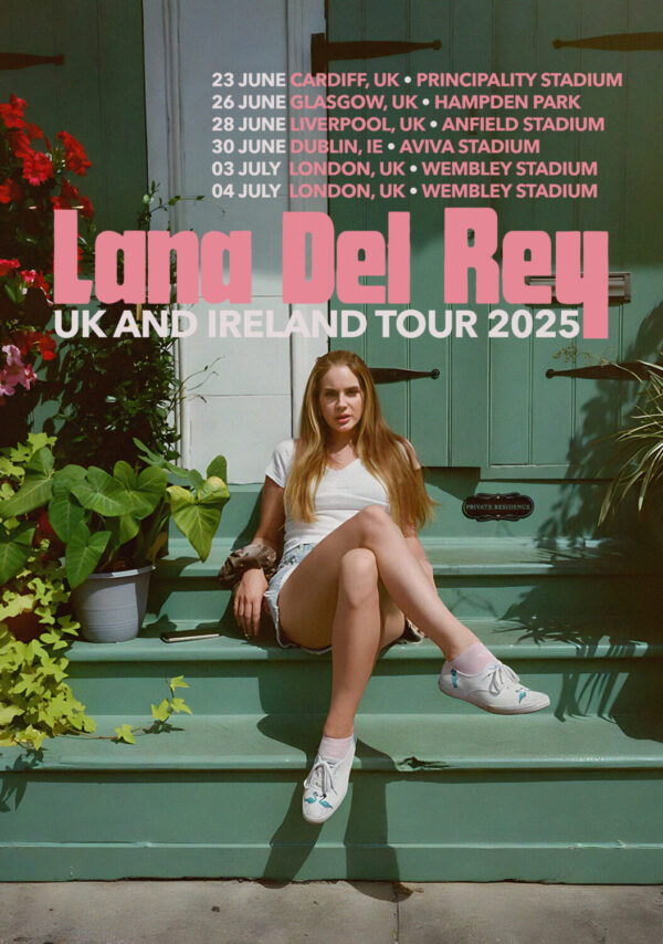 LANA DEL REY The Right Person Will Stay UK & Ireland 2025 Stadium Tour Poster Print