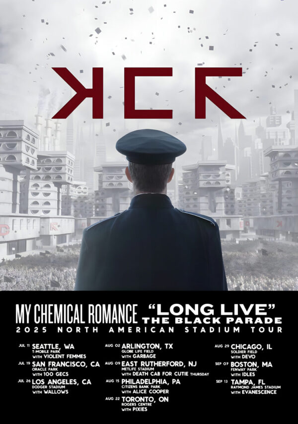 MY CHEMICAL ROMANCE Long Live The Black Parade 2025 North America Tour Poster Print