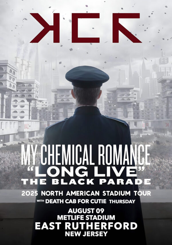 MY CHEMICAL ROMANCE Long Live The Black Parade 2025 Tour: EAST RUTHERFORD MetLife Stadium Poster Print
