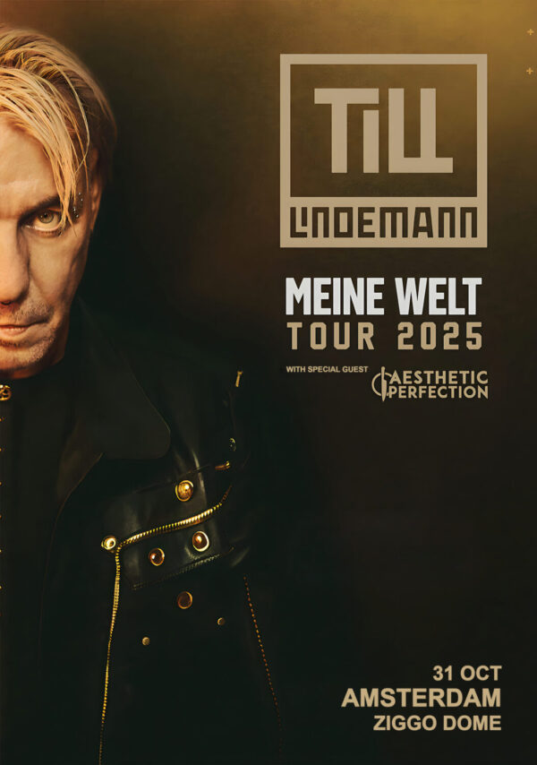 TILL LINDEMANN (Rammstein) Meine Welt 2025 Tour: AMSTERDAM Ziggo Dome Poster Print