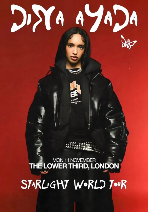DINA AYADA Starlight 2024 World Tour: LONDON The Lower Third Poster