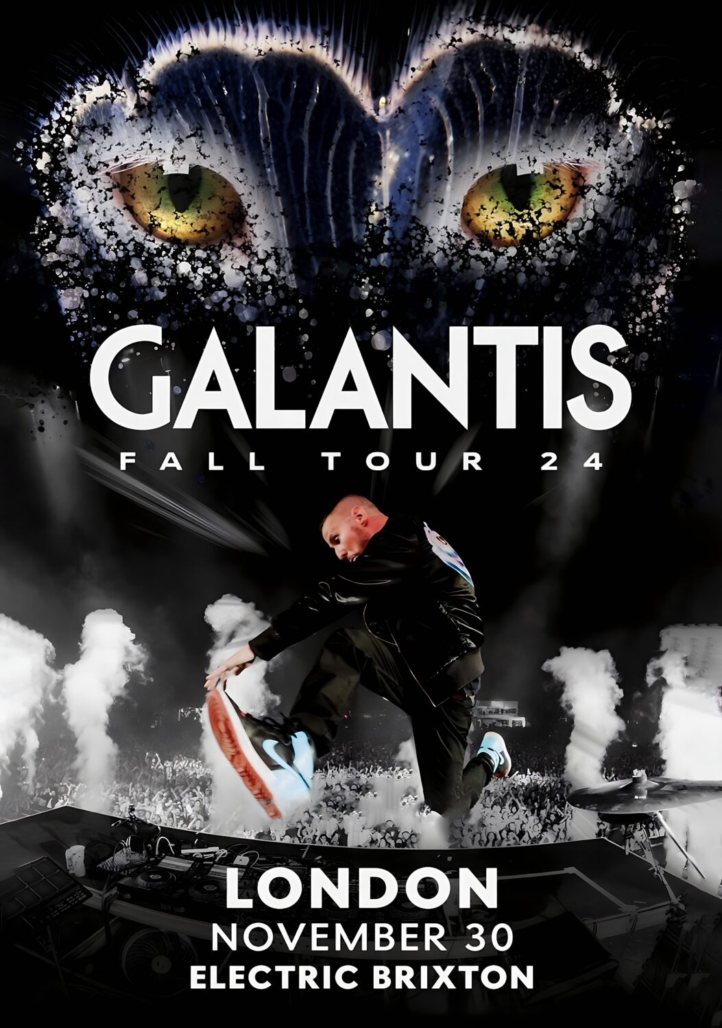 GALANTIS Rx 2024 UK Tour: LONDON Electric Brixton Poster