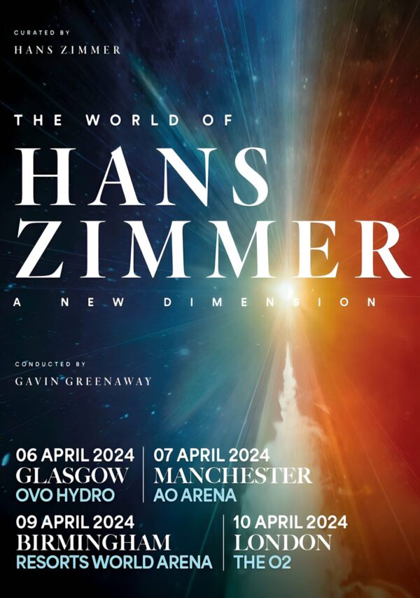 HANS ZIMMER A New Dimension 2024 UK Arena Tour Poster Print