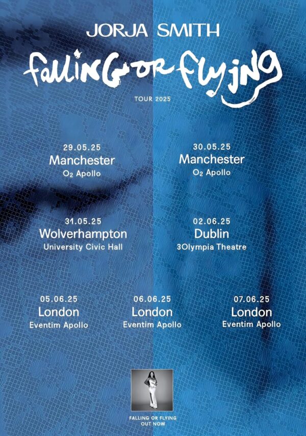 JORJA SMITH Falling or Flying 2025 UK Tour Poster