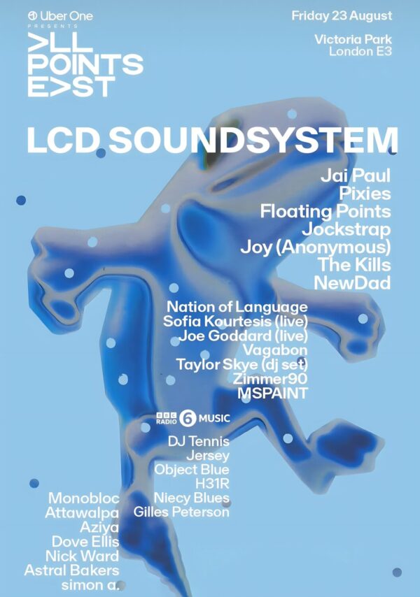 LCD SOUNDSYSTEM All Points East 2025 Live: LONDON Victoria Park - 23 August 2025 Poster