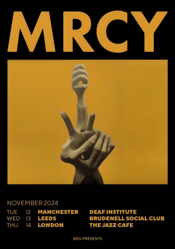 MRCY Volume 1 2024 November UK Tour Poster