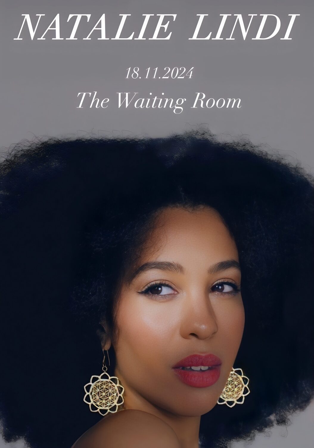 NATALIE LINDI Divine Love 2024 UK Tour: LONDON The Waiting Room Poster