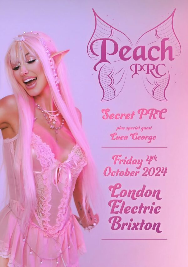 PEACH PRC Secret Live 2024 Tour: LONDON Electric Brixton Poster