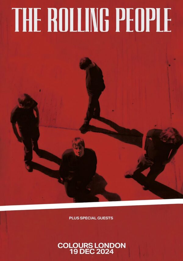 THE ROLLING PEOPLE Reign 2024 UK Tour: LONDON Colours Poster