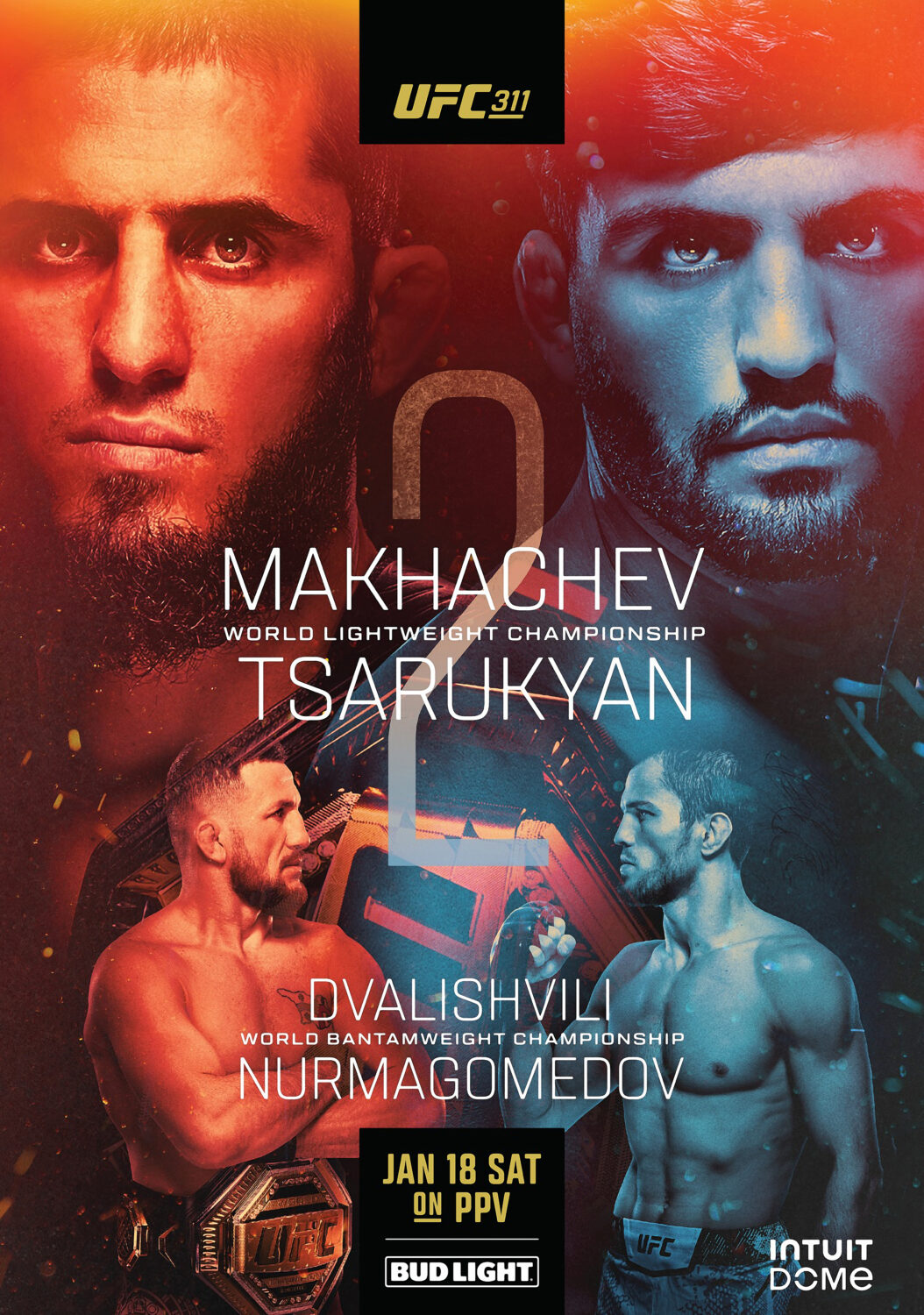 UFC 2025 Fight Poster - prints4u