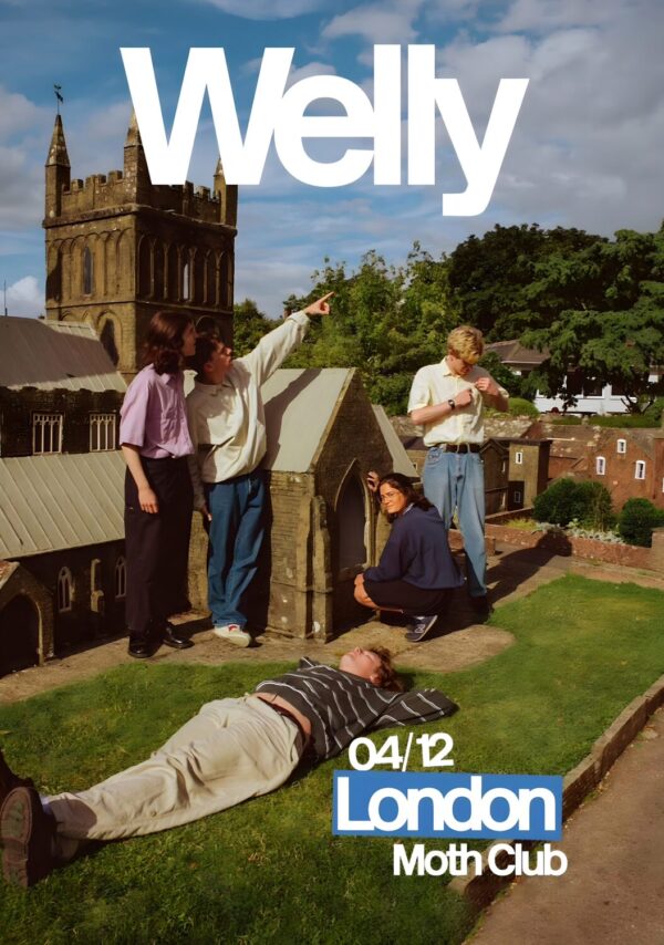 WELLY (band) Big In The Suburbs 2024 Tour: LONDON Moth Club Poster