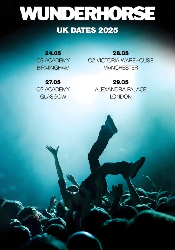 WUNDERHORSE Midas 2025 UK Tour Poster