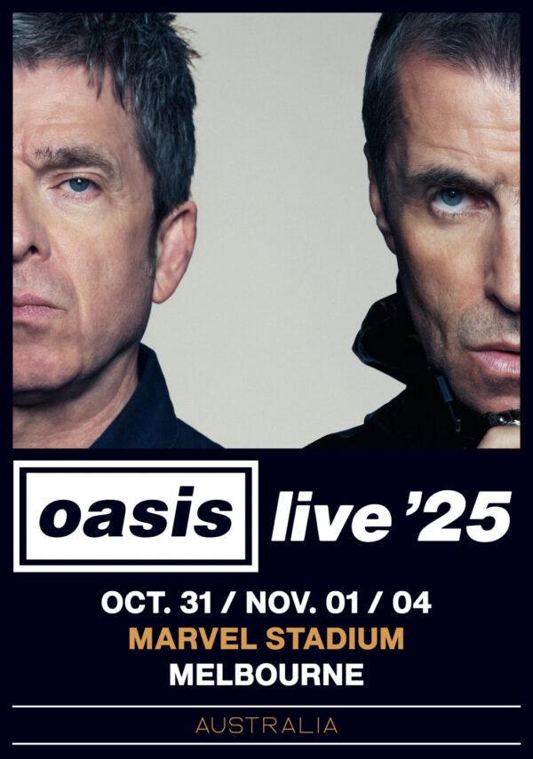 OASIS live '25 Australia Tour: MELBOURNE Marvel Stadium 2025 Poster Print