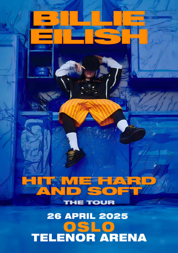 BILLIE EILISH Hit Me Hard & Soft 2025 Tour: OSLO Telenor ArenaPoster